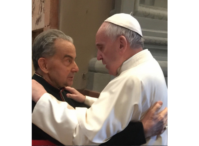 Il cardinale Caffarra e Papa Francesco
